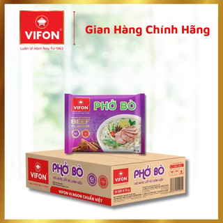 Phở bò vifon 10 gói - 1 thùng 30 gói x 65g