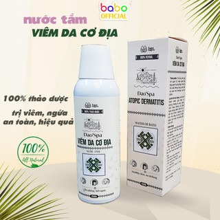 Nước tắm thảo dược dao'spa viêm da cơ địa, chàm da, eczema, da nứt nẻ