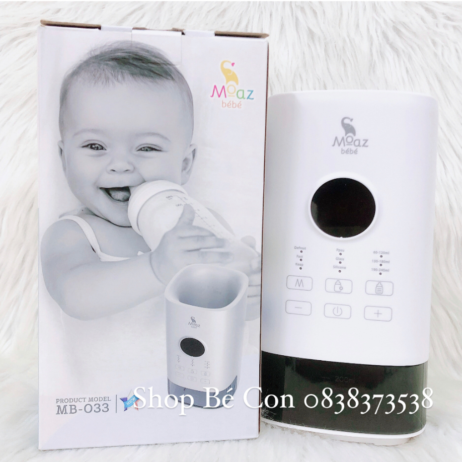 Máy hâm sữa thông minh siêu tốc Moaz MB033