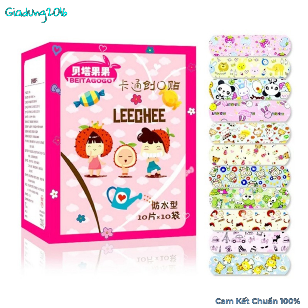 Set 10 miếng băng keo cá nhân y tế 🌏FREE SHIP🌎 họat hình dễ thương cho