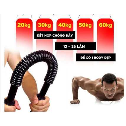 Gậy Bẻ Tập Cơ Tay Gậy Lò Xo,Kìm tập cơ Lực 20kg 40kg ,60kg