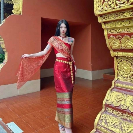 Trang phục Thái Lan đẹp dễ mặc hàng Sẵn