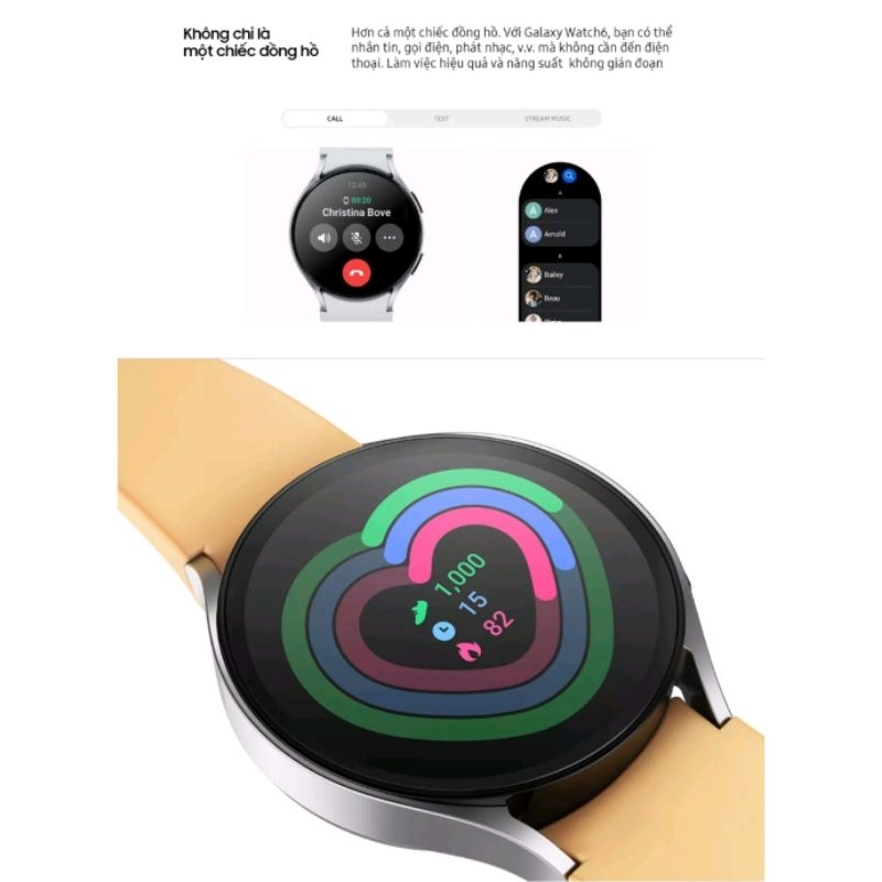 Đồng hồ thông minh Samsung Galaxy Watch 6 40mm / 44mm- Hàng Chính Hãng