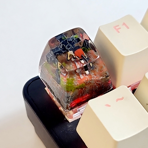 Chansawman keycap , pochita keycap, anime keycap , nút bàn phím cơ chansawman