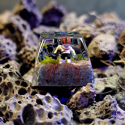 Chansawman keycap , pochita keycap, anime keycap , nút bàn phím cơ chansawman