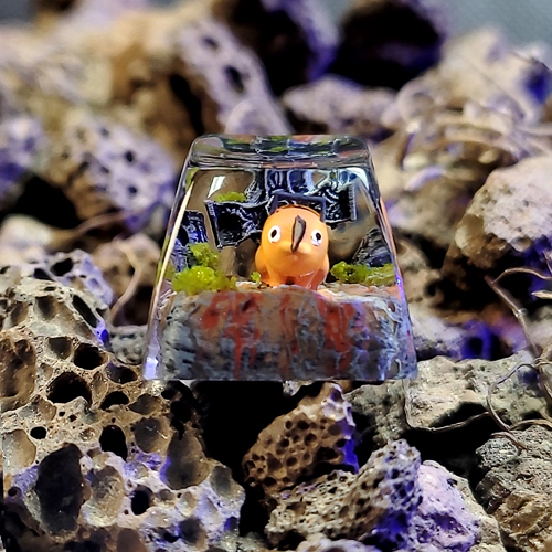 Chansawman keycap , pochita keycap, anime keycap , nút bàn phím cơ chansawman