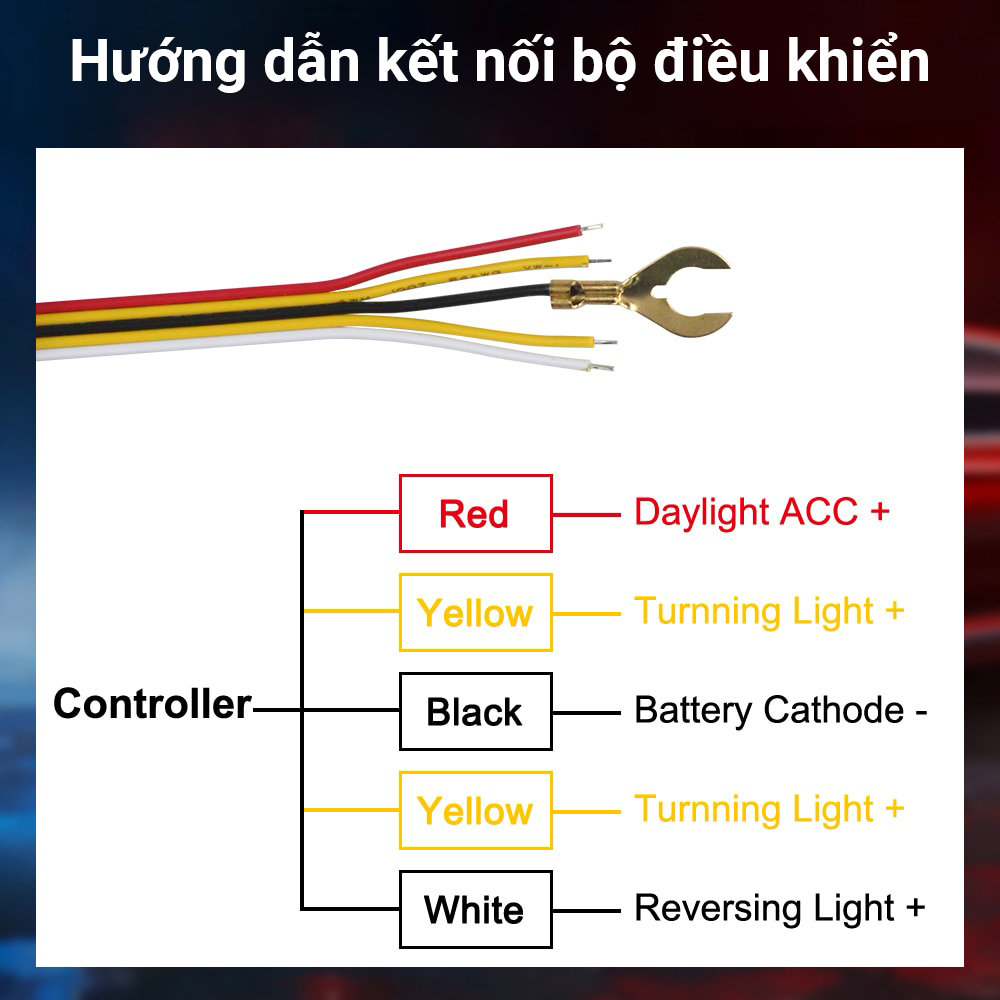 Đèn Led 2 bên sườn xe hỗ trợ khi lùi, xi nhan, định vị ban ngày giúp lái xe an toàn
