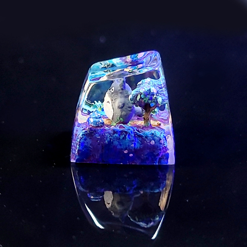 Totoro keycap , anime keycap , nút bàn phím cơ totoro , artisan keycap , resin keycap