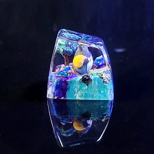 Totoro keycap , anime keycap , nút bàn phím cơ totoro , artisan keycap , resin keycap