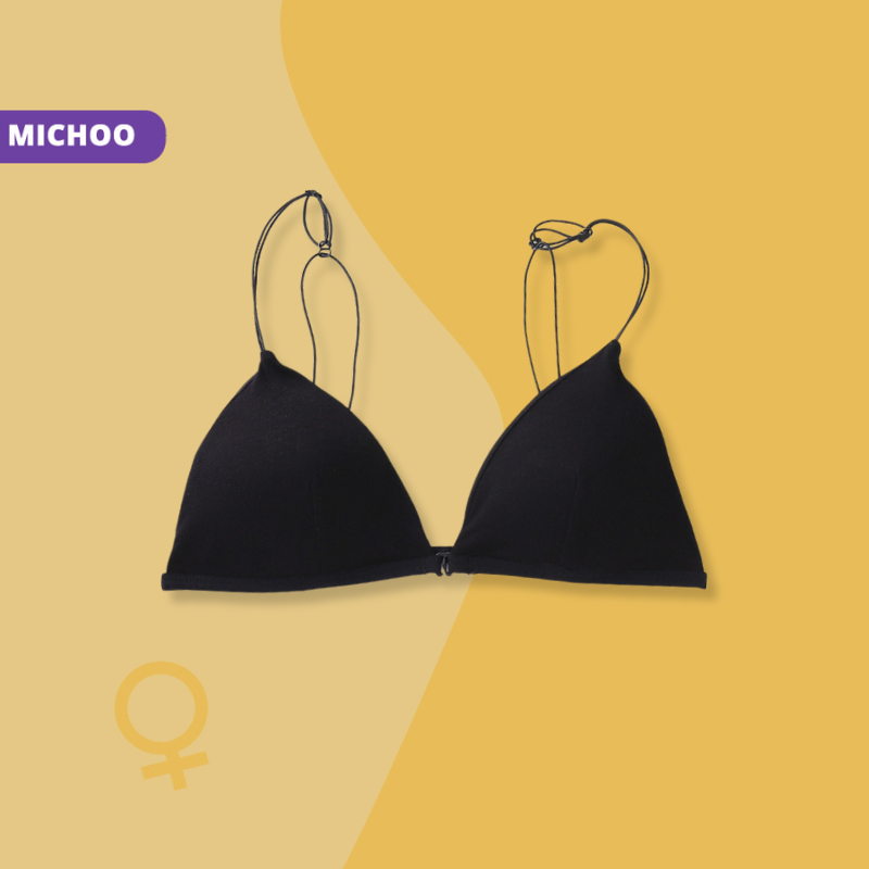 Áo Bra Cài Trước MICHOO Dây Mảnh Sợi Bún Đệm Mỏng