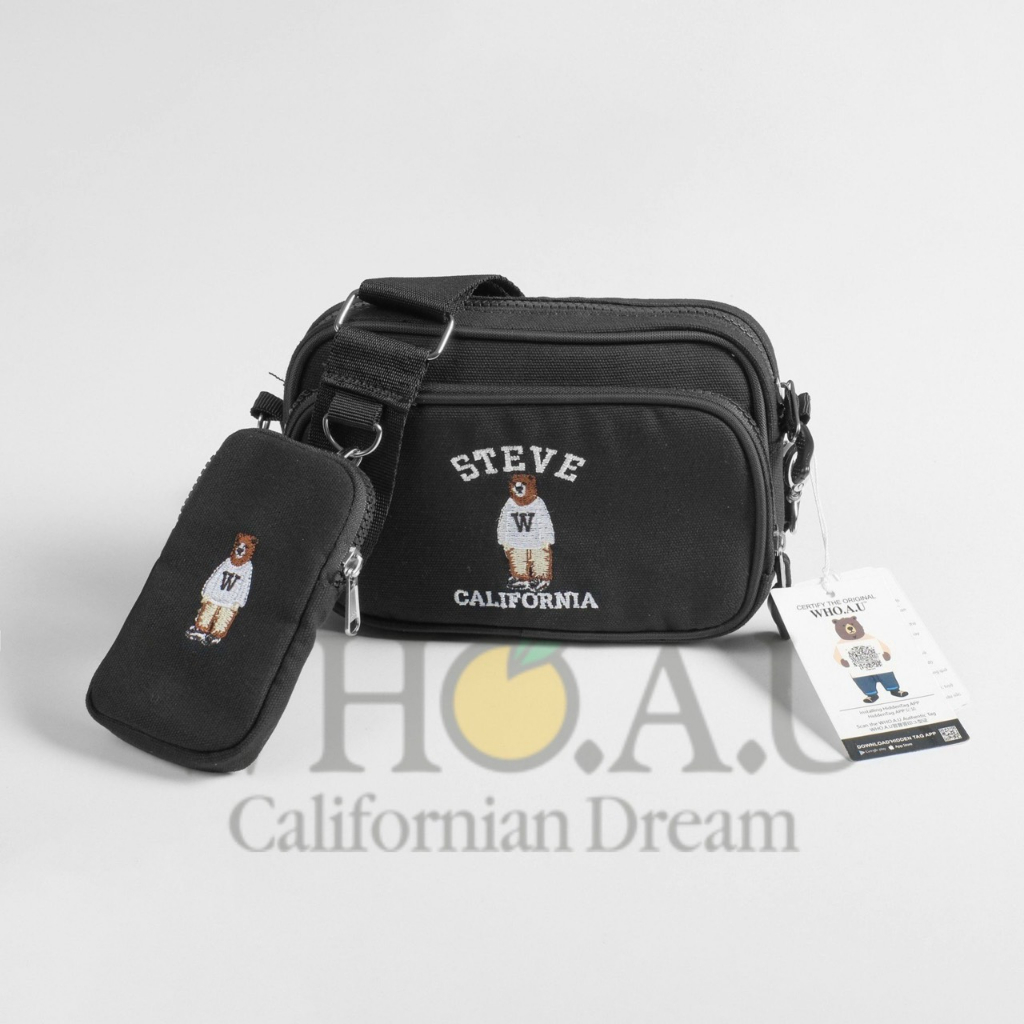 TÚI CHÉO CROSSBODY Bag WHOAU STEVE CALIFORNIA CANVAS NEW 2023