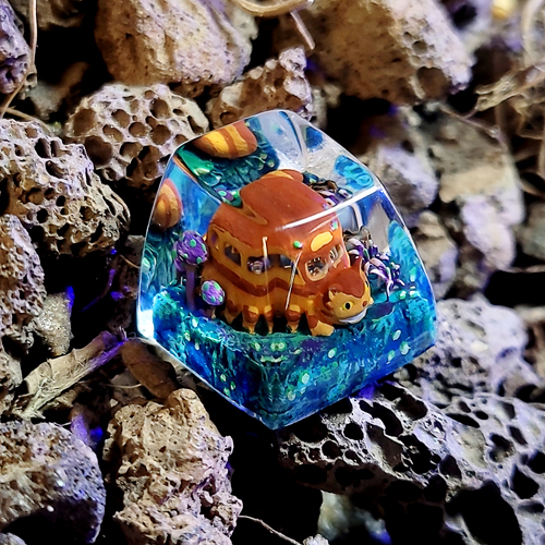 Catbus keycap , nút bàn phím cơ catbus trong anime nhật bản , artisan keycap