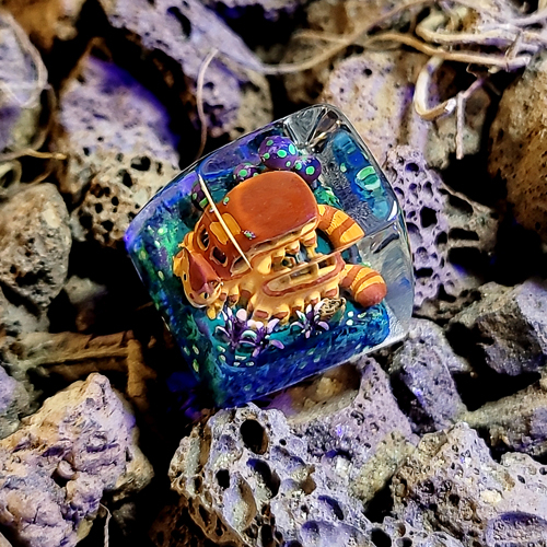 Catbus keycap , nút bàn phím cơ catbus trong anime nhật bản , artisan keycap