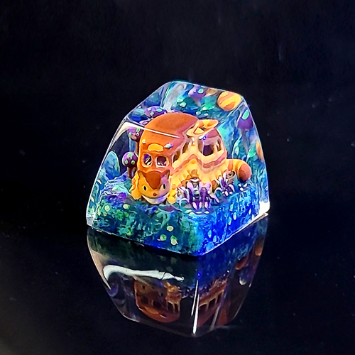 Catbus keycap , nút bàn phím cơ catbus trong anime nhật bản , artisan keycap