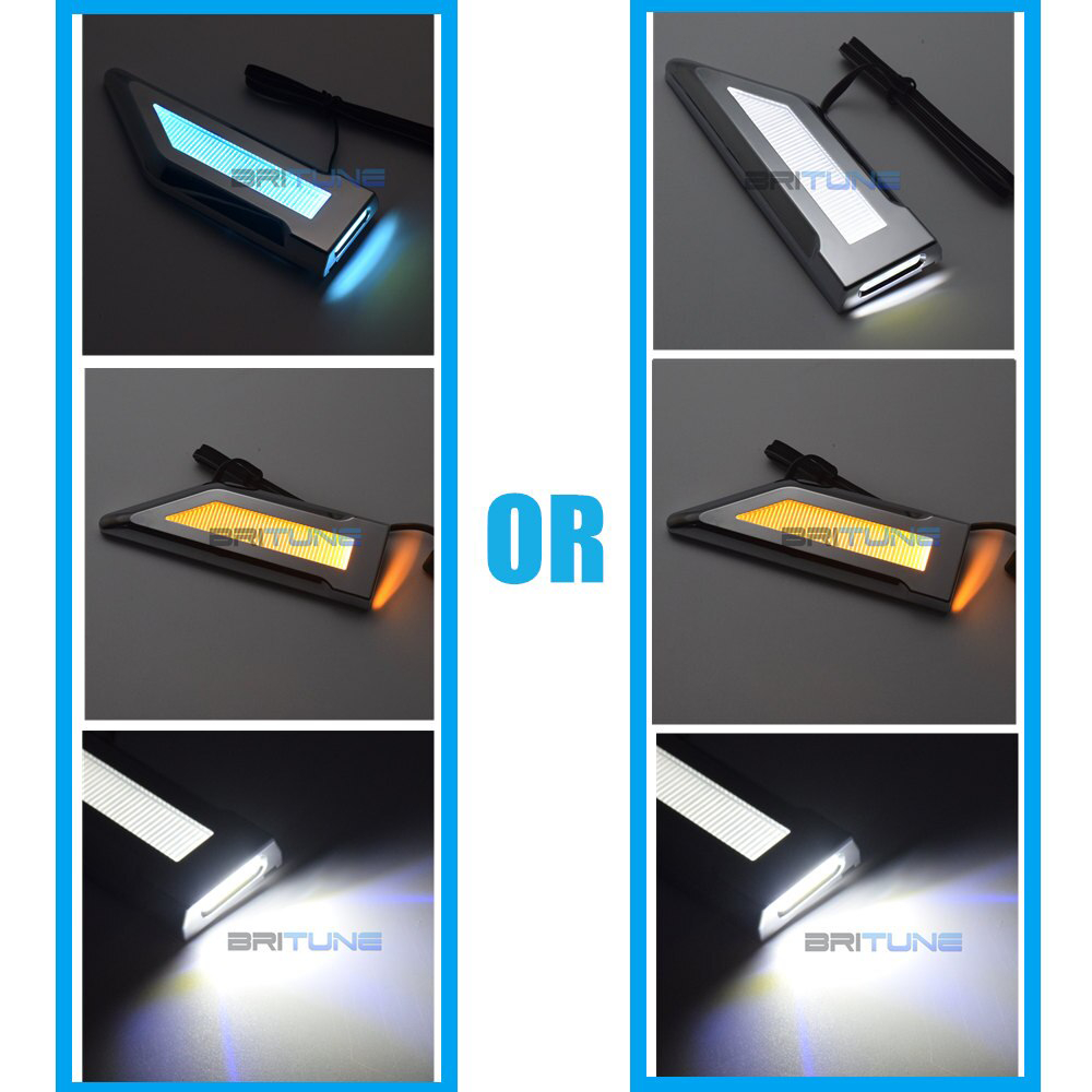 Đèn Led 2 bên sườn xe hỗ trợ khi lùi, xi nhan, định vị ban ngày giúp lái xe an toàn