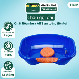 Chậu gội đầu tại giường, thau gội đầu tại nhà cho bà bầu, trẻ em