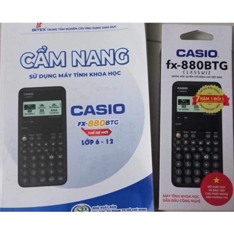 Sách " Cẩm nang sử dụng máy tính khoa học Casio FX 880 BTG"