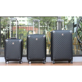 Vali Chanel siêu xịn, màu đen sang trọng lịch sự, đẳng cấp