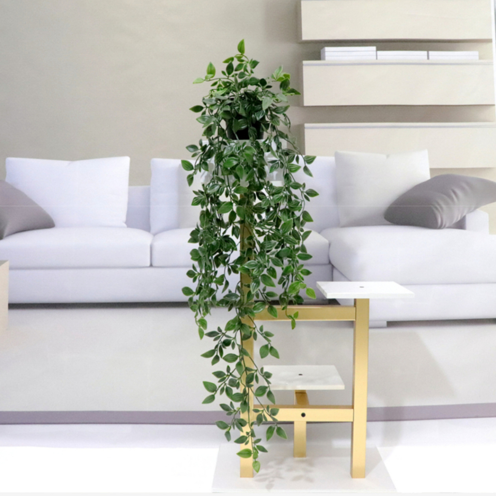 Chậu Cây Giả Để Bàn, Cây Leo Giả Decor, Dây Leo Trang Trí, Dây Leo Tường Kèm Chậu