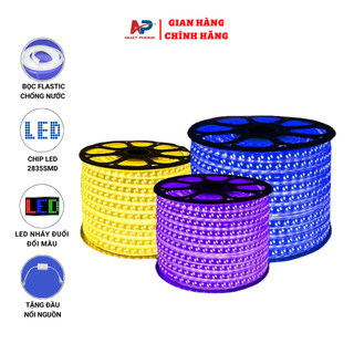 Dây led nháy đuổi hai hàng 2835 SMD bọc Plastic cao cấp,đèn led hắt trần trang trí phòng