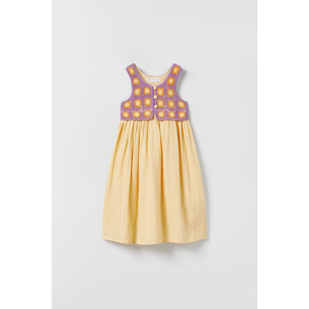 Đầm smóc Za.Ra siêu cưng cho bé 13-14Y