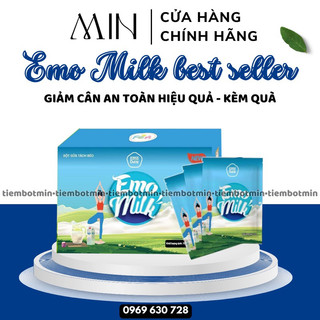 Bột sữa bò tách béo giảm cân emo milk chính hãng