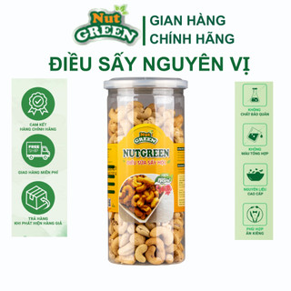 Hạt Điều Sữa Bình Phước Sấy Nguyên Vị Không Muối Sạch Vỏ NutGreen Food Thơm Giòn Ngậy 500g