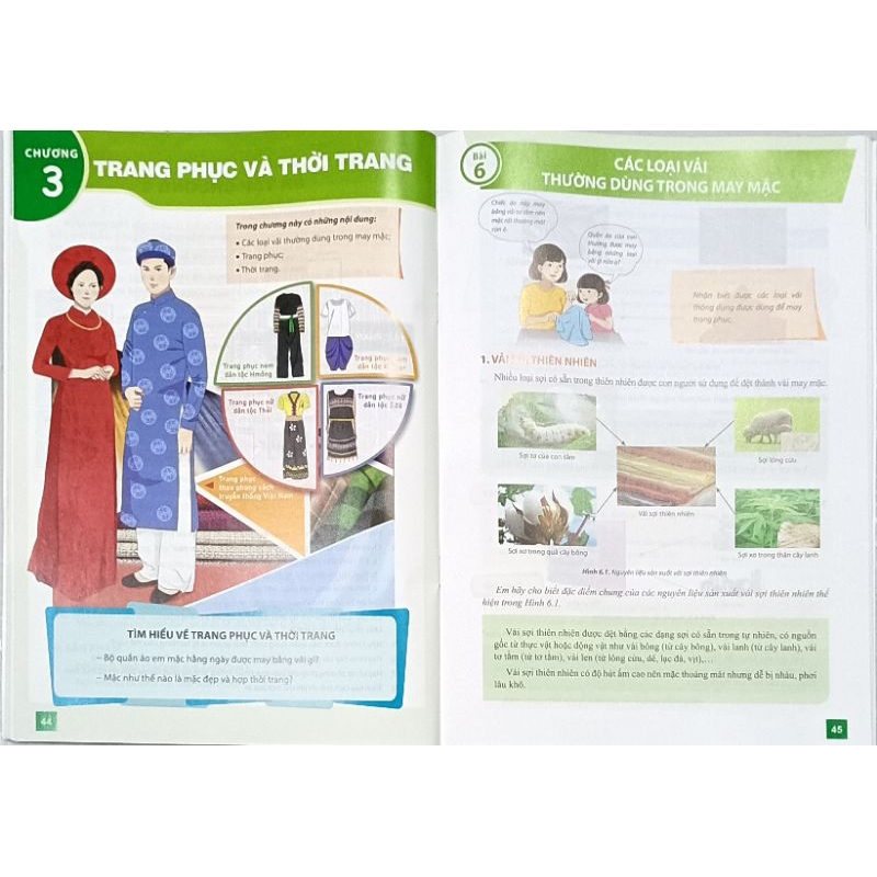 Công Nghệ lớp 6+Bìa bao