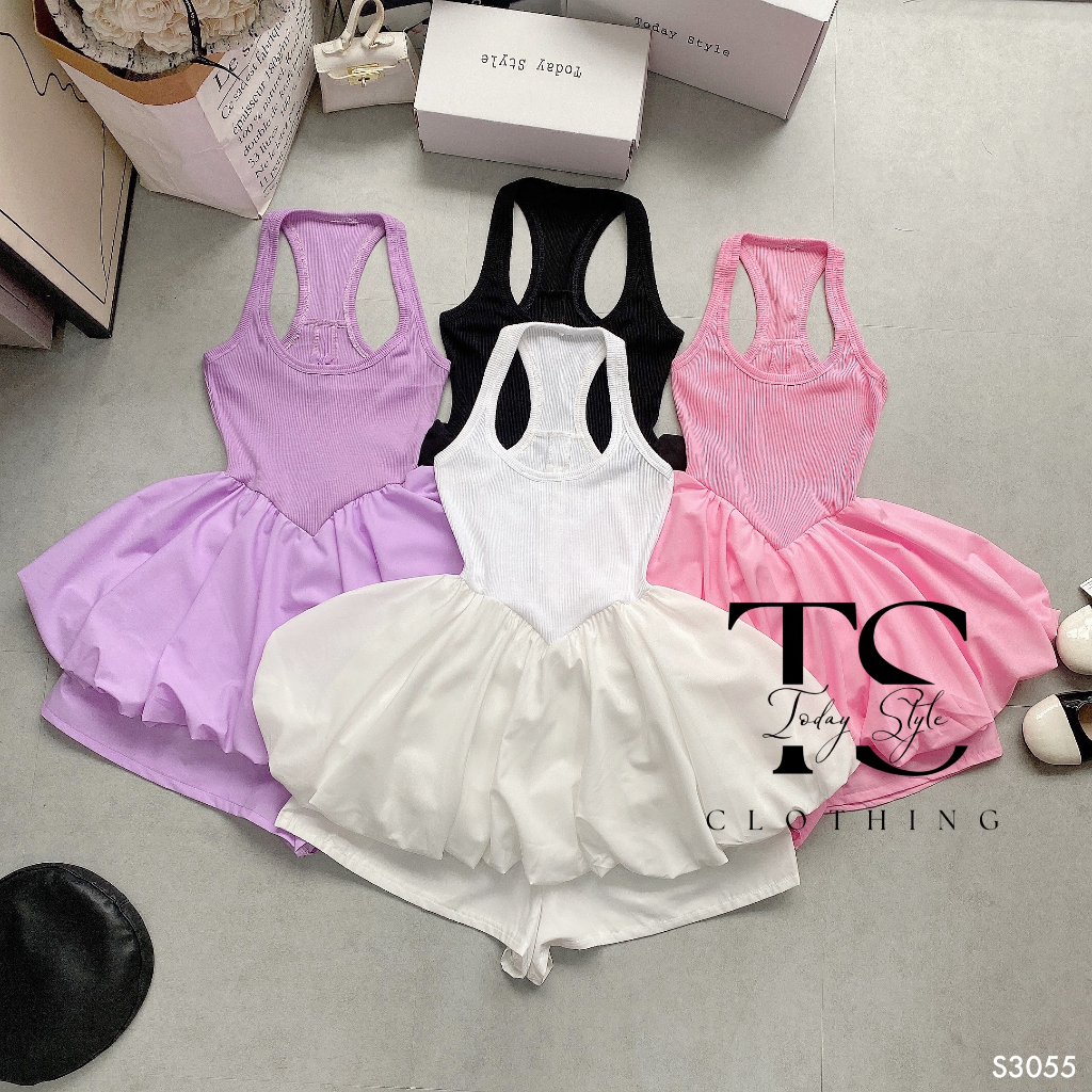 Set Áo Không Tay Quần Short Đi Du Lịch TODAY STYLE S3055 Sang Chảnh