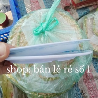 (combo 5)Đĩa bầu dục bằng phíp cao cấp