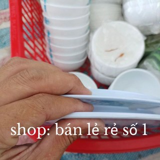 (combo 5)Đĩa bầu dục bằng phíp cao cấp