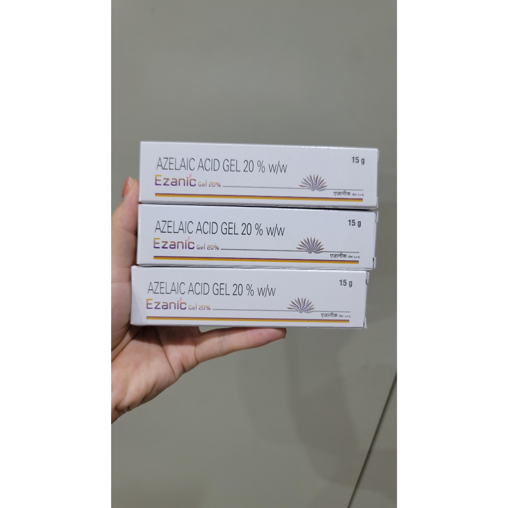 Ézanic gel 20% azelaic acid giảm thâm đỏ thâm đen sáng da, kiểm soát mụn