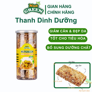 Bánh gạo lứt ăn kiêng ngũ cốc granola giảm cân,Thanh cốm cơm gạo lứt rong biển chà bông-Đồ ăn vặt NutGreen Healthy Food