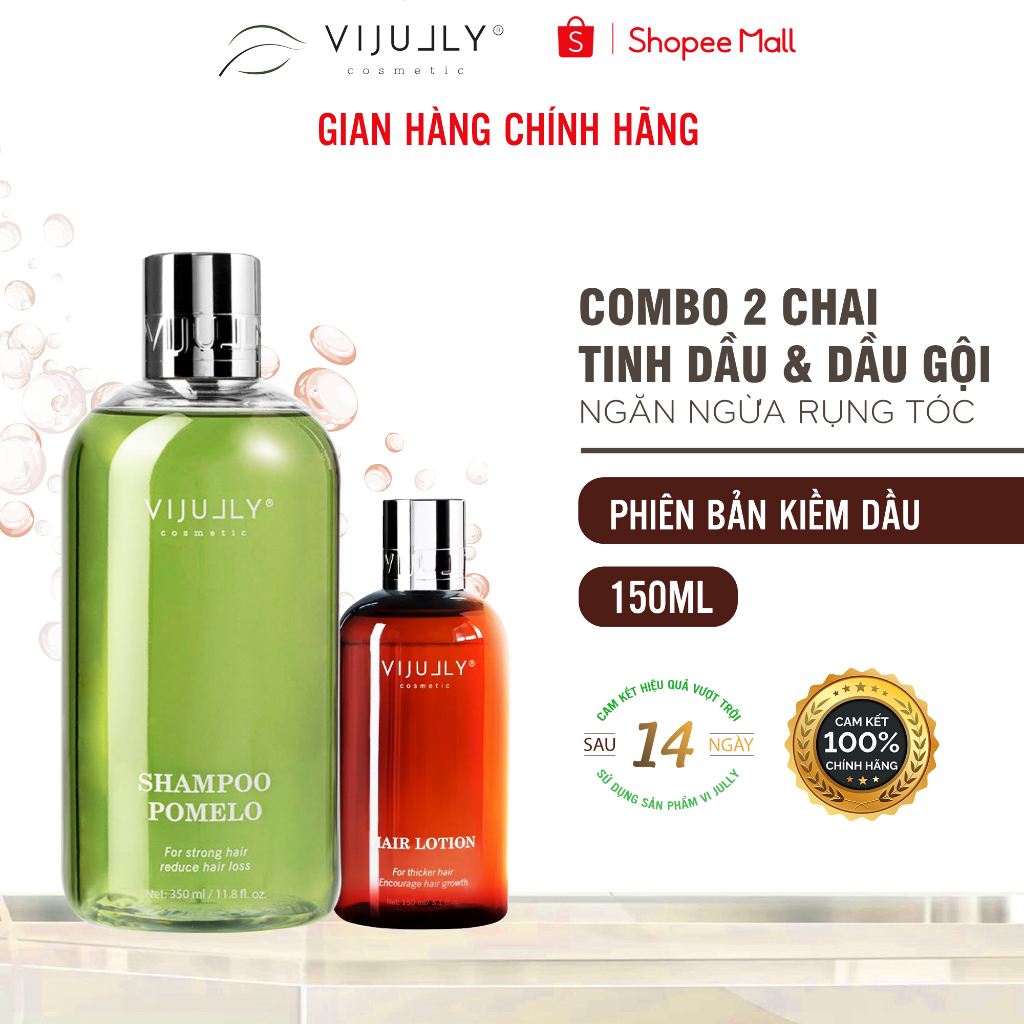 Bộ Gội Xịt VIJULLY COSMETIC Ngăn Rụng - Giúp Mọc Tóc