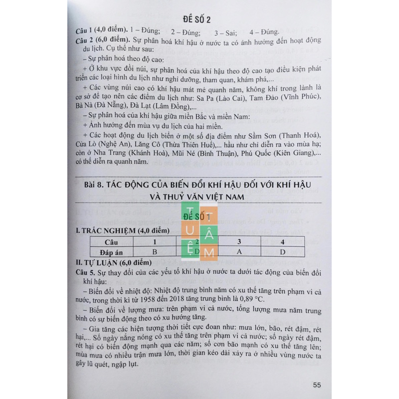 Sách - Đề kiểm tra đánh giá Địa lí 8