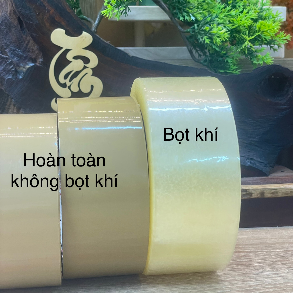 Cuộn Băng Keo Đục Siêu Dính Bền Chắc Không Bọt Khí Đảm Bảo Dính Tốt - Loại 50 mét