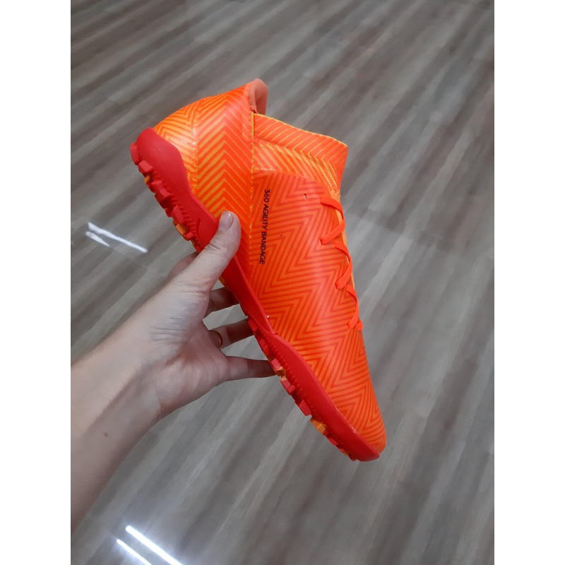Giày Bóng Đá Nemeziz 18.3 TF Cam Tặng Kèm Tất.