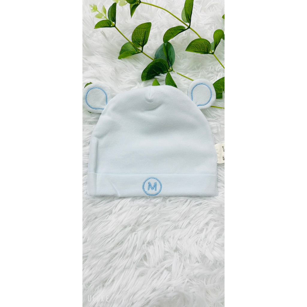 Mũ len cotton cho bé 0m 3m 6m mẫu mới 2023