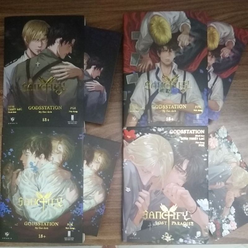 Combo 4 tập Sanctify