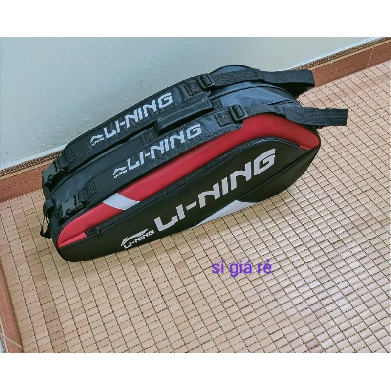 bao vợt lining đen đỏ