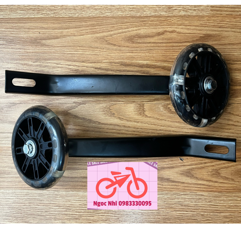 BÁNH PHỤ XE ĐẠP TRẺ EM, HÀNG CHÍNH HÃNG, ĐỦ CỠ 12-20 INCH, CÓ ĐÈN