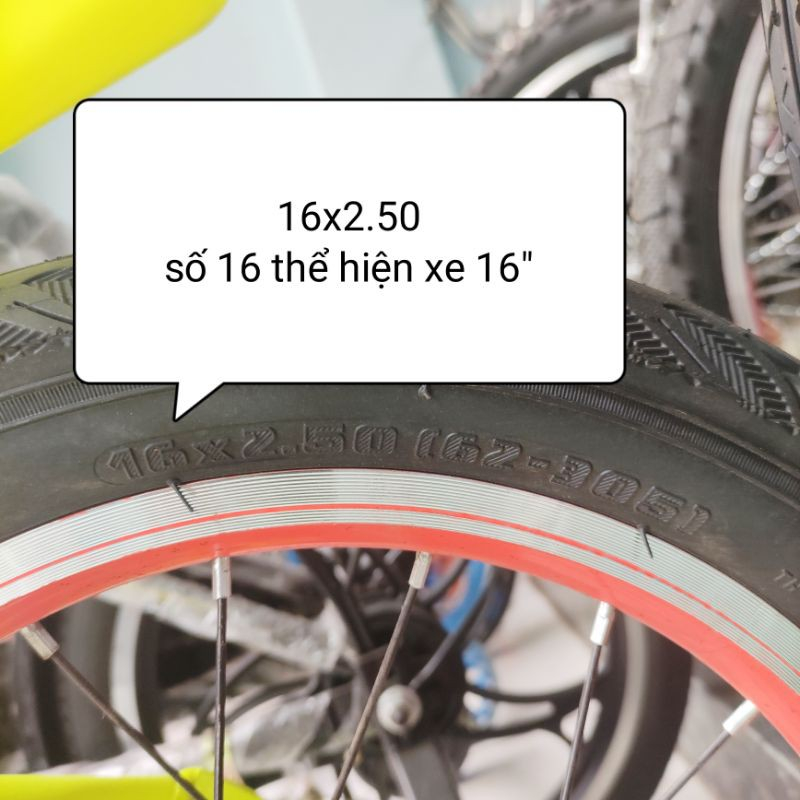 BÁNH PHỤ XE ĐẠP TRẺ EM, HÀNG CHÍNH HÃNG, ĐỦ CỠ 12-20 INCH, CÓ ĐÈN