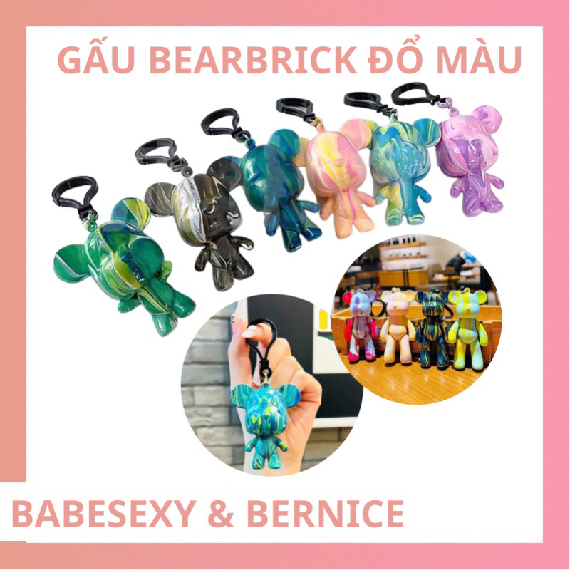 Gấu BearBrick đổ màu