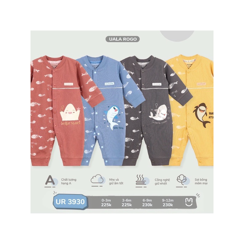 UALA ROGO BODYSUIT CHẤT DÀY THU ĐÔNG