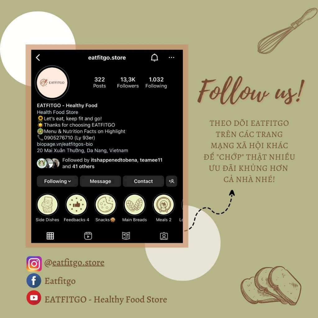 MÈ ĐEN TRỨNG CHẢY - Bánh trung thu healthy