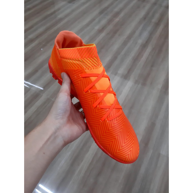 Giày Bóng Đá Nemeziz 18.3 TF Cam Tặng Kèm Tất.