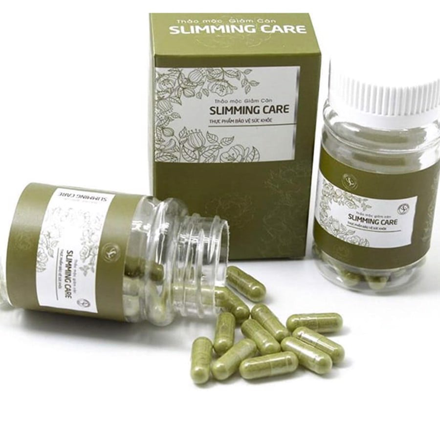 Viên uống hỗ trợ giảm cân Slimming Care x3, chiết xuất thảo mộc, đào thải mỡ thừa.