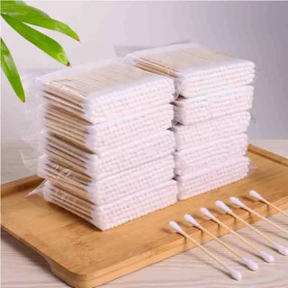 Gói 100 Tăm Bông Thân Gỗ