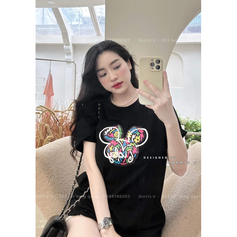 Áo phông basic trẻ trung hiện đại năng động DORRIS N