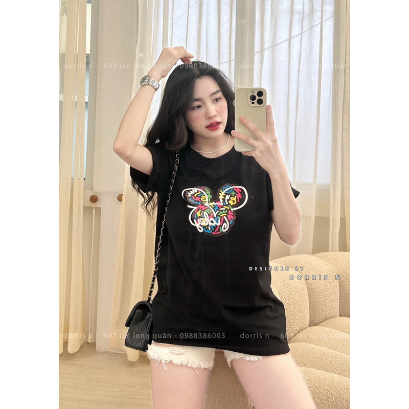 Áo phông basic trẻ trung hiện đại năng động DORRIS N